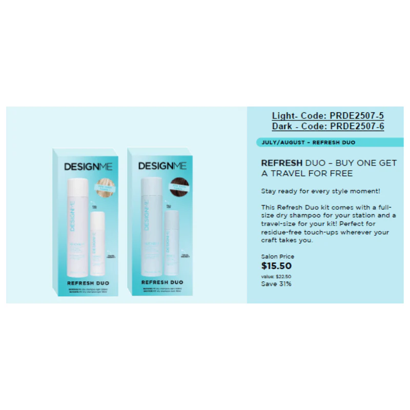 Design.Me Quickie.Me Dry Shampoo - Image 2