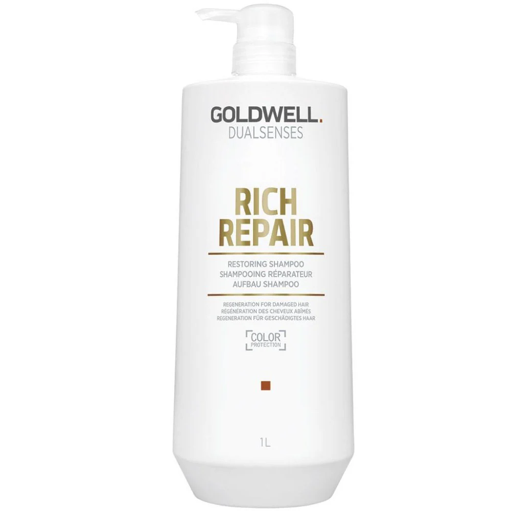 Goldwell DualSenses Rich Repair Restoring Shampoo - Image 2