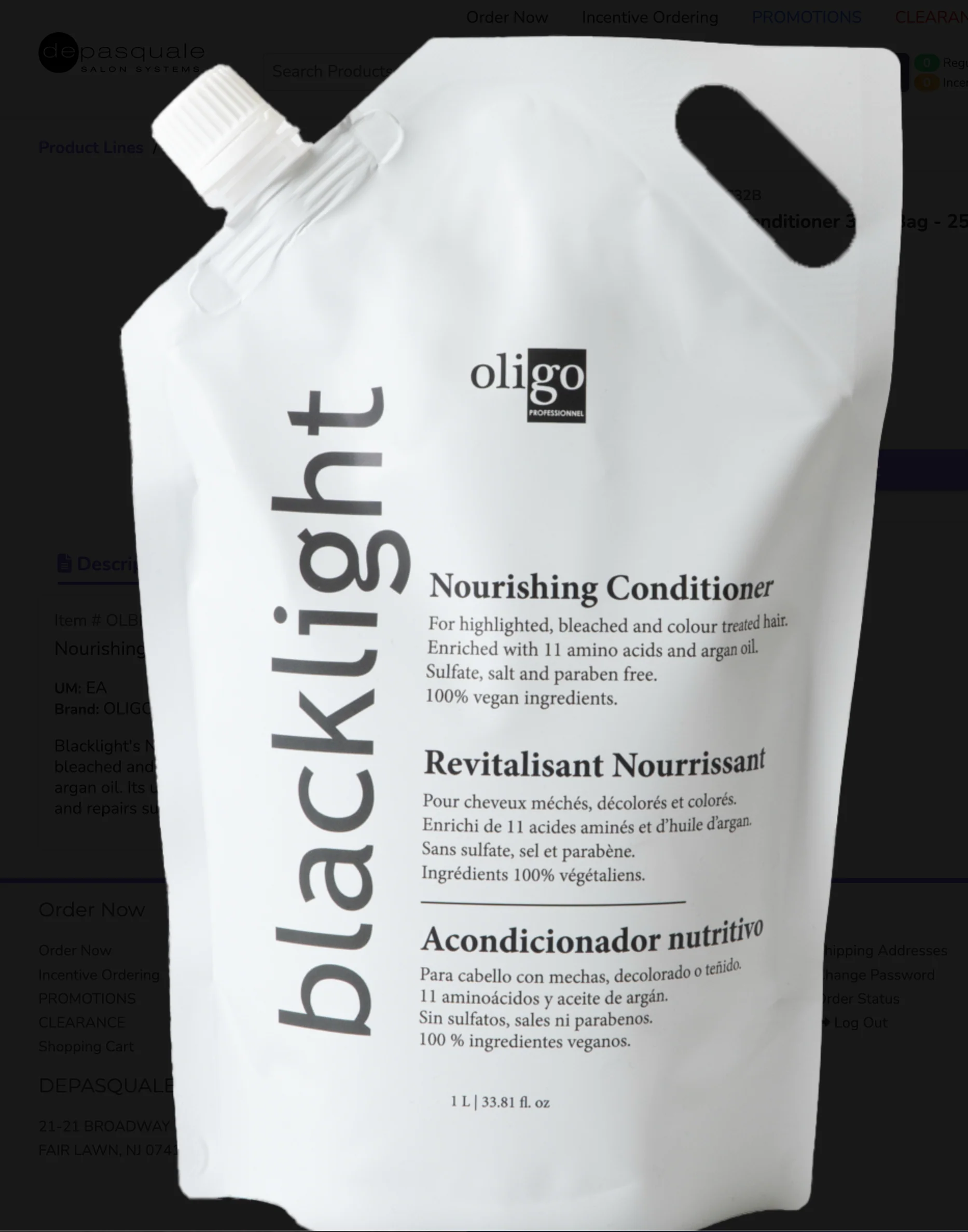 Oligo Blacklight Nourishing Conditioner 32oz Bag - Image 3